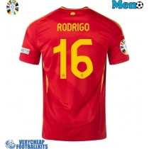 Spain Rodri Hernandez #16 Replica Home Shirt Euro 2024 Short Sleeve